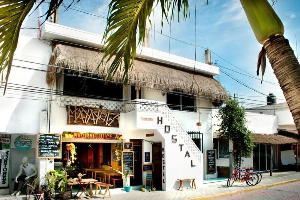 Hostel Mayayoga Tulum Exteriör bild