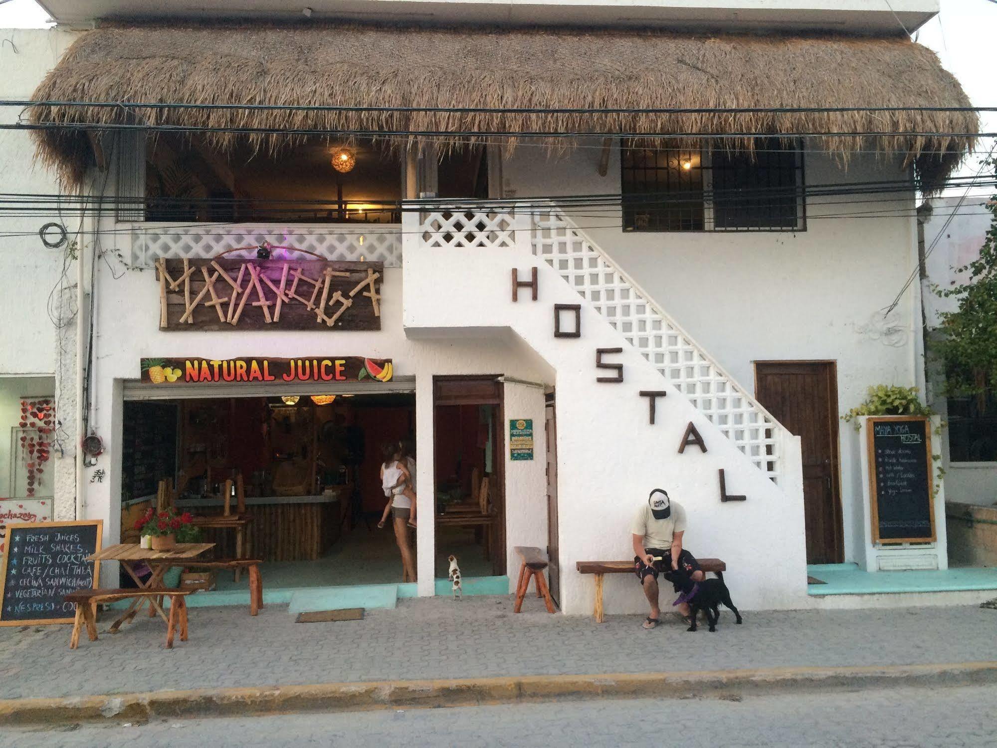 Hostel Mayayoga Tulum Exteriör bild